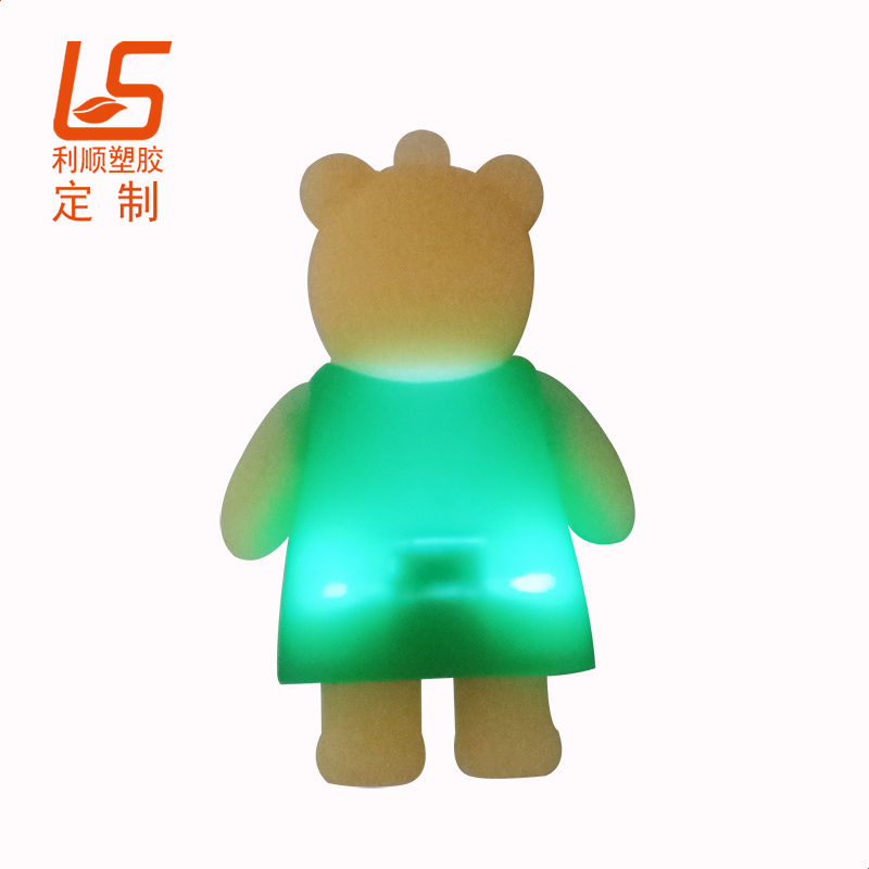 定制星巴克LED發光公仔 星巴克小熊LED燈公仔星巴克立體公仔發光燈 (3)